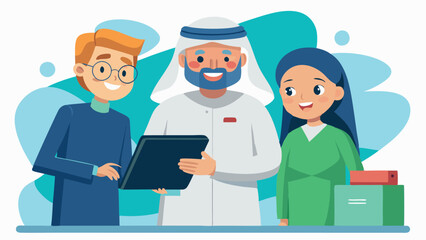 Obraz premium Sands of Success, Waves of Happiness: Arab Gulf Trade in Motion