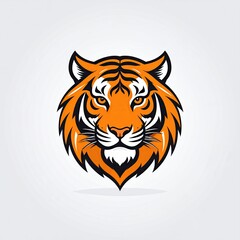 Fototapeta premium Tiger head graphic (1)