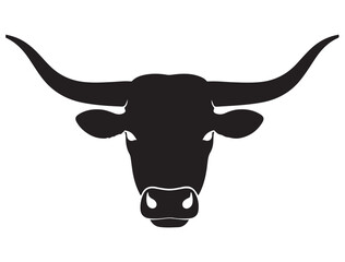LONGHORN HEAD SILHOUETTE