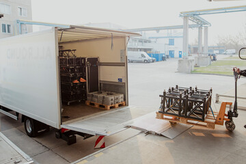 Event Logistics Essentials: From Cases to Rigging, truck loading, Event Logistic, event stock, rigging roll cases,flight cases