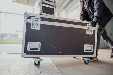 Event Logistics Essentials: From Cases to Rigging, truck loading, Event Logistic, event stock, rigging roll cases,flight cases