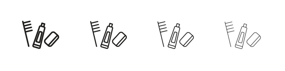 hygiene kit icon collection. Vector illustration EPS10.