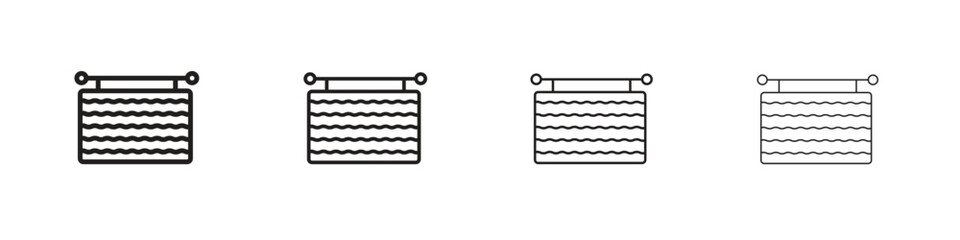 Handloom icon collection. Vector illustration EPS10.