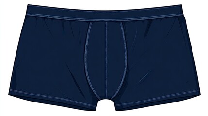 Navy Blue Men's Boxer Shorts