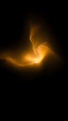 Abstract gold light background wallpaper design with dark space nebula concept art