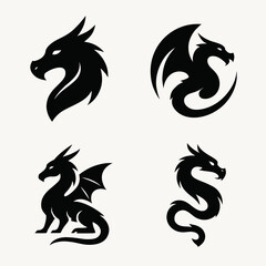 dragon tattoo vector