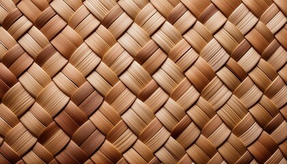 Naklejka premium high resolution wicker weave texture featuring natural materials in neutral tones ideal for graphic design backgrounds