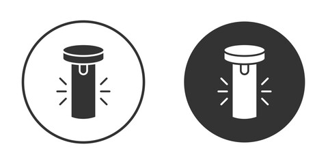 Solar Garden Light lamp icon vector graphics in black and white color