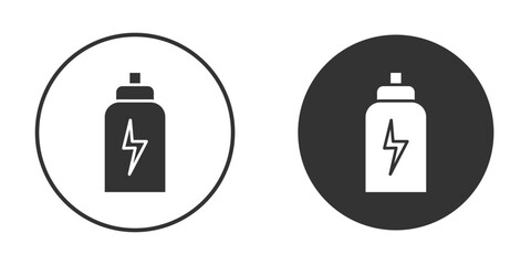 Isotonic icon vector graphics in black and white color