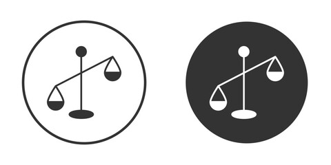 Economies of scale icon vector graphics in black and white color