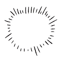 手描きの心の声の吹き出し