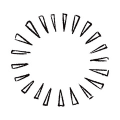 手描きの心の声の吹き出し