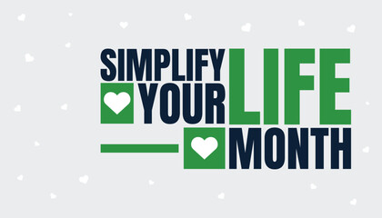Simplify Your Life Month, Embrace Peace