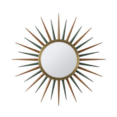 Vintage starburst wall mirror