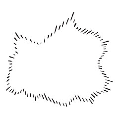 手描きの心の声の吹き出し