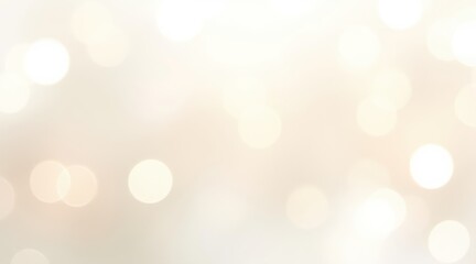 Soft bokeh lights abstract background with creamy circles isolated on white background