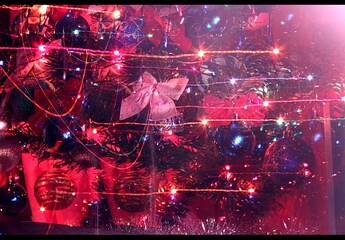 christmas lights background