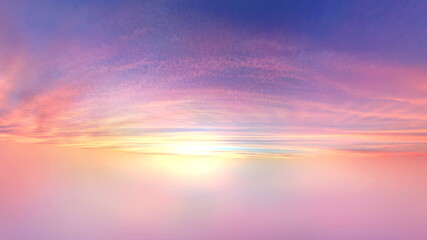 水平線　3DCGレンダリング