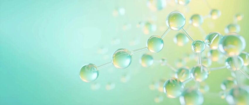 Exosome structure, bio-retinol visualization, advanced biotech actives, enzymatic complex for skin barrier repair, AI skin cycling concept