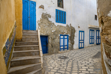 A view of the old city (medina) of Sousse, Tunisia