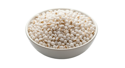 Isolated Bowl of Job's Tears (Hato Mugi)