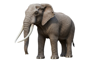 Obraz premium Isolated African Elephant Majestic Wildlife Animal