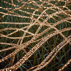 Interwoven Luminous Threads