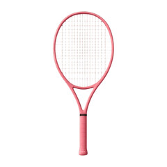 PNG Pink tennis racket isolated image