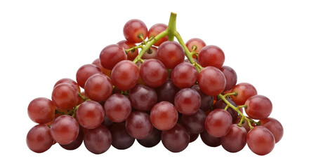 Isolated Red Grapes