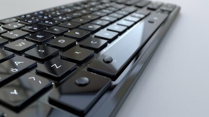 Close-up of multimedia control buttons on keyboard
