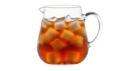 Isolated Pitcher of Iced Tea