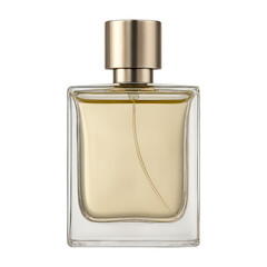 PNG Elegant glass perfume bottle.