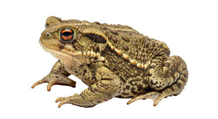 Isolated Common Toad