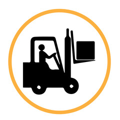 icon forklift area