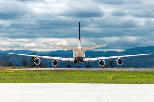 Samaritan's Purse DC-8 humanitarian plane in Quito.