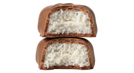 Isolated Chocolate Coconut Candy