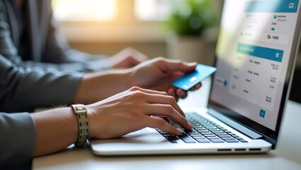 Fototapeta premium Online payment,Trust and Transaction