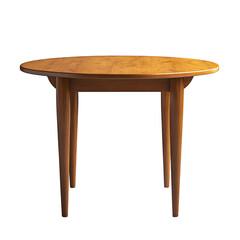 Fototapeta premium A photorealistic depiction of a stylish Pedestal Table featuring clean lines, refined detailing, and a contemporary aesthetic, isolated on transparent background