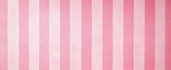 A seamless image of vertically oriented pink and lighter pink stripes, creating a striped pattern reminiscent of wallpaper or fabric