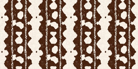 Calm scribble shape minimal shape seamless border pattern. Gender neutral baby nursery natural brown linen banner background. Scandi style sketch doodle wash tape edging trim. 
