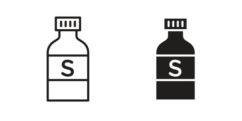 Solvent icon vector design. set web icons