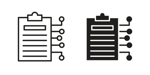 Smart contract icon vector design. set web icons