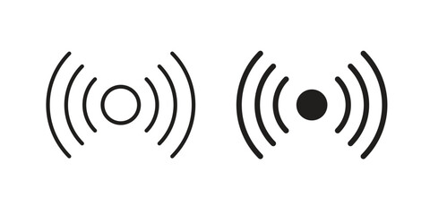 Sensor icon vector design. set web icons