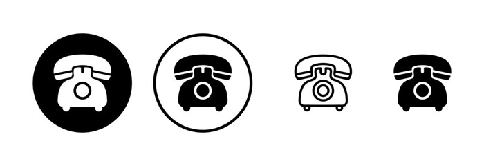 Telephone icon logo design. phone sign and symbol