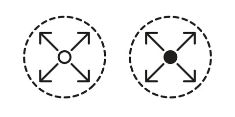 Compact size icon vector design. set web icons