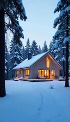house in the mountains
