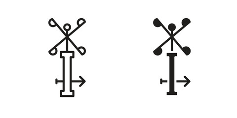 Anemometer icon vector design. set web icons