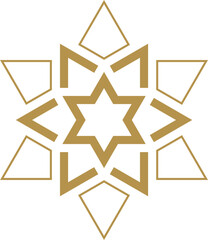 Mandala element decoration in Islamic style