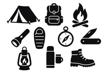 Fototapeta premium Camping equipment