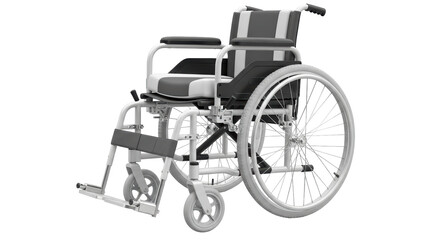 Isolated Wheelchair